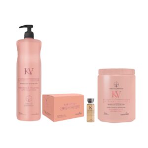 Kit Keratina de Ossono Shampoo+Mascara+ampolla